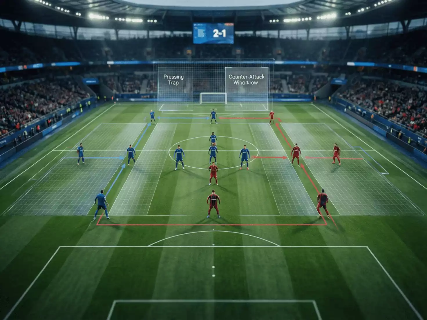 An&aacute;lisis t&aacute;ctico de un partido de f&uacute;tbol para apuestas deportivas