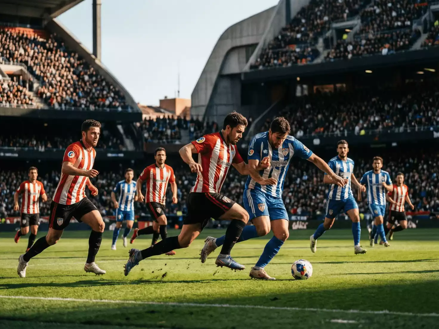 Partido entre Athletic Club y Deportivo Alav&eacute;s en San Mam&eacute;s