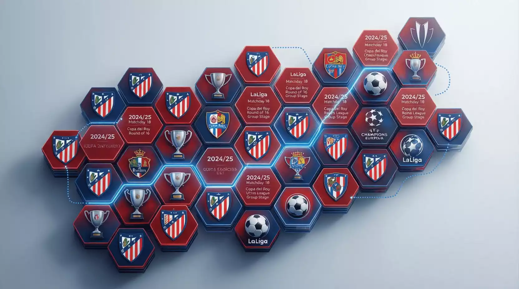 Calendario de partidos del Athletic Club en múltiples competiciones